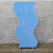 Alugue Painel Onda MDF Azul - Imagem 1