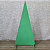 Alugue Painel Triangulo MDF Verde - Imagem 1
