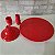 Alugue Boleira Colonial Regulável Lisa Vermelho - Imagem 2