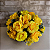 Alugue Arranjo de Flor Artificial Amarelo G - Imagem 1