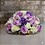 Alugue Arranjo de Flor Artificial G - Tons de Roxo - Imagem 1