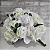 Alugue Arranjo de Flor Artificial GG - Branco - Imagem 1