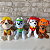 Alugue Kit Pelúcia Patrulha Canina - Rubble, Rocky, Marshall e Zuma - Imagem 1