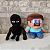 Alugue Kit Pelúcia Minecraft - Slenderman e Steve - Imagem 1