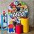 Alugue Tema Para Festa Decoração Lego Tecido ( Modelo 2 ) - Imagem 1