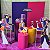 Alugue Tema Para Festa Decoração Guerreiras do K-Pop Tecido ( Modelo 5) - Imagem 1