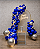 Alugue Tema Para Festa Decoração Happy- Azul com prata Acompanha Balão - Imagem 1