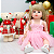 Boneca Bebe Reborn Princesa Silicone Mariana Loira - 55cm - Imagem 4
