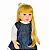 Boneca Bebe Reborn Corpo de Tecido  Sara - 60cm - Imagem 2