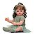 Boneca Bebe Reborn Realista Silicone Eloah - 55cm - Imagem 1