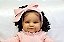Boneca Bebe Reborn Realista Tecido Valentina - 60cm - Imagem 2