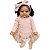 Boneca Bebe Reborn Realista Tecido Valentina - 60cm - Imagem 1