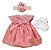 Vestido Princesa Boneca Bebe Reborn - 55Cm - Imagem 1