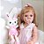 Boneca Bebe Reborn Corpo de Silicone Ayla - 55cm - Imagem 4
