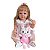 Boneca Bebe Reborn Corpo de Silicone Ayla - 55cm - Imagem 1