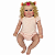 Boneca Bebe Reborn Corpo de Tecido Agatha - 55cm - Imagem 1
