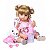 Boneca Bebe Reborn Silicone Realista Gisele Loira - 55cm - Imagem 2