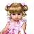 Boneca Bebe Reborn Silicone Realista Gisele Loira - 55cm - Imagem 3