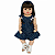 Boneca Bebe Reborn Princesa Silicone Mariana Azul - 55cm - Imagem 1