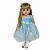 Vestido Azul Boneca Bebe Reborn  - 55Cm - Imagem 3