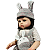Conjunto Macacão Coelho Boneca Bebe Reborn  - 48Cm - Imagem 3