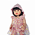 Vestido Margarida Rosa Boneca Bebe Reborn  - 55Cm - Imagem 3