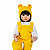 Conjunto Macacão Amarelo Boneca Bebe Reborn  - 55Cm - Imagem 3