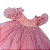Vestido Rosa Para Festa Boneca Bebe Reborn  - 55Cm - Imagem 4