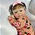 Boneca Reborn Bebe Corpo de tecido Flora - 48cm - Imagem 2