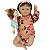 Boneca Reborn Bebe Corpo de tecido Flora - 48cm - Imagem 1
