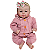 Boneca Bebe Reborn Corpo de tecido Luana - 48cm - Imagem 1