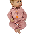 Boneca Bebe Reborn Corpo de tecido Andreia - 48cm - Imagem 3