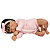 Boneca Bebe Reborn Corpo de tecido Any Roupinha Rosa - 48cm - Imagem 3