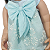 Vestido Azul Com Glitter Boneca Bebe Reborn - 55Cm - Imagem 3