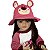 Boneca Bebe Reborn Corpo de Silicone Aurora com Chapéu - 55cm - Imagem 5