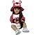 Boneca Bebe Reborn Corpo de Silicone Aurora com Chapéu - 55cm - Imagem 2