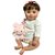Boneca Bebe Reborn Corpo de Silicone Helena com Cabelo Castanho - 55cm - Imagem 2
