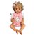 Boneca Bebe Reborn Corpo de Silicone Bubu Loira - 48cm - Imagem 1
