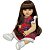 Boneca Bebe Reborn Corpo de Silicone Aurora com Vestido Vermelho - 55cm - Imagem 2