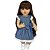 Boneca Bebe Reborn Corpo de Silicone Aurora com Vestido Azul - 55cm - Imagem 1