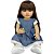 Boneca Bebe Reborn Corpo de Silicone Aurora com Vestido Azul - 55cm - Imagem 2