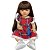 Boneca Bebe Reborn Corpo de Silicone Aurora com Vestido - 55cm - Imagem 3