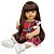 Boneca Bebe Reborn Corpo de Silicone Aurora com Vestido - 55cm - Imagem 5