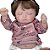 Boneca Bebe Reborn Corpo de Silicone Any - 55cm - Imagem 1