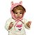 Boneca Bebe Reborn Corpo de tecido Ayla - 48cm - Imagem 2