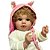 Boneca Bebe Reborn Corpo de tecido Ayla - 48cm - Imagem 5