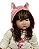 Boneca Bebe Reborn Corpo de tecido Eiko - 48cm - Imagem 4