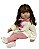 Boneca Bebe Reborn Corpo de tecido Eiko - 48cm - Imagem 1