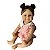 Boneca Bebe Reborn Corpo de Silicone Helena Roupinha Rosa - 55cm - Imagem 2