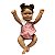 Boneca Bebe Reborn Corpo de Silicone Helena Roupinha Rosa - 55cm - Imagem 3
